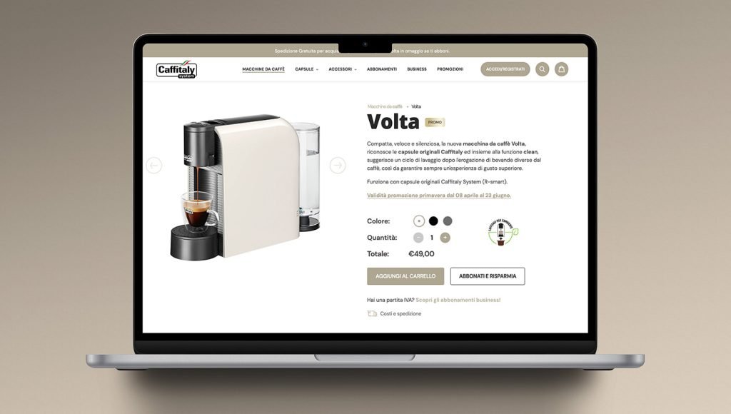 caffitaly ecommerce